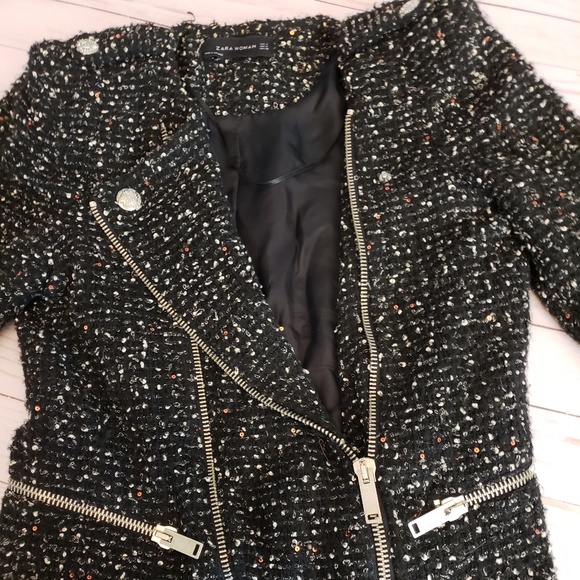 Zara Wool "Zipper" Jacket - Picture 1 of 7